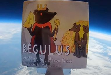The children's book Regulus above the clouds